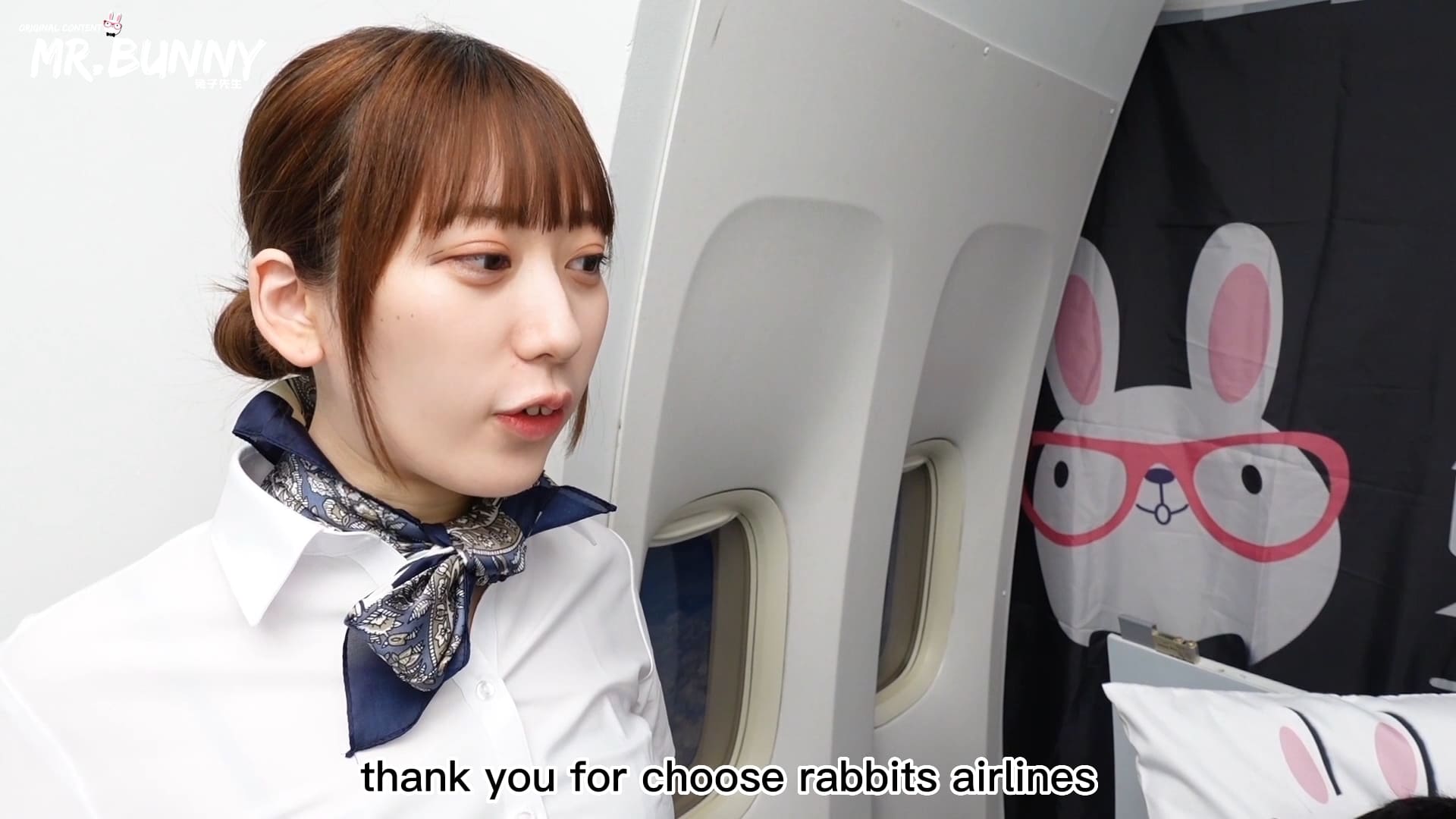 Black Pantyhose Stewardess gives you an intimate service  screenshot 1