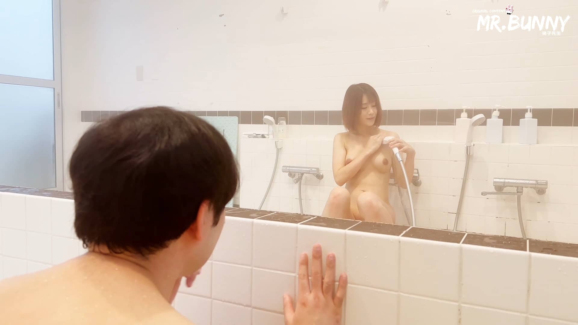A super- Slut girl in a Japanese-style public mixed bath. screenshot 6